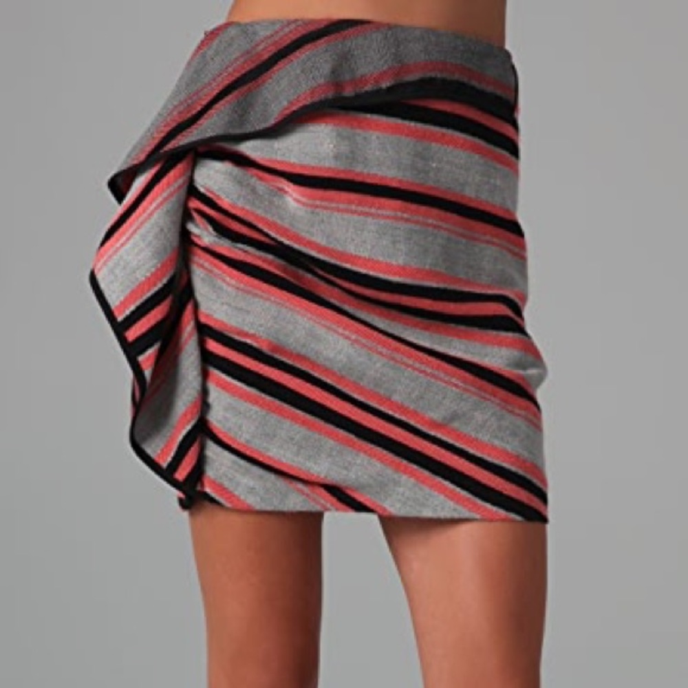Thakoon Side Draped Skirt